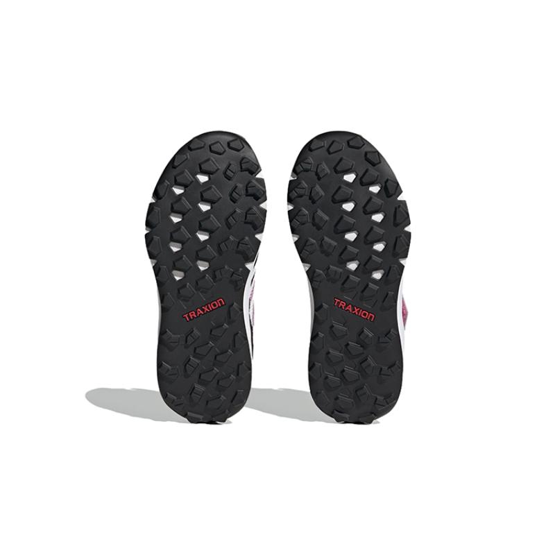 Детские кроссовки для бега LEGO x Adidas Terrex Agravic Flow, износостойкие, низкие, черные с розовым, детские кроссовки IE4972