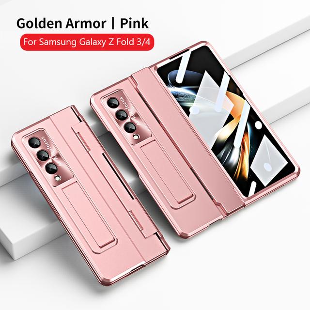 Защитный чехол с выравнивающими петлями для Samsung Galaxy Z Fold 3 4 5g с защитой экрана для Galaxy Fold3 Fold4
