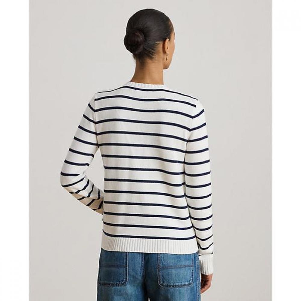 Полосатый хлопковый кардиган Lauren Ralph Lauren Модель Wmlrswes6820875100