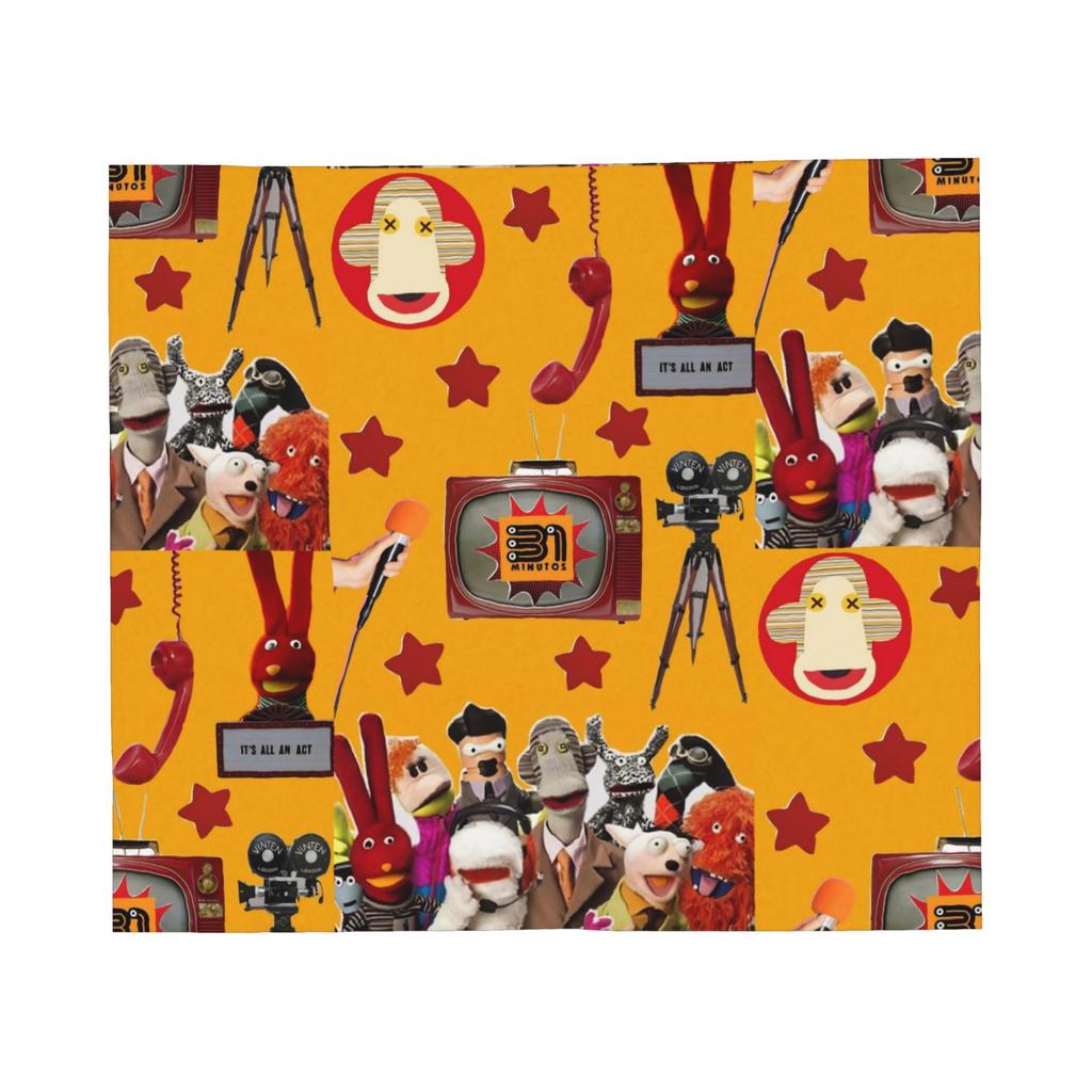 31 Minutos Flannel Blanket Chilean Comedy Fashion Throw Blankets for Home 150*125cm Bedspread