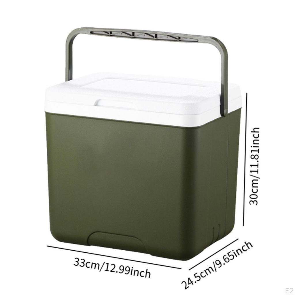 Cooler Box Cold/Heat Preservation Carrier Portable Container Ice Chest Small for Barbecue