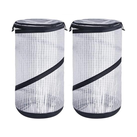 Мини-теплица поп-ап из ПВХ, самораскладывающийся защитный чехол для растений на молнии, портативный чехол для теплицы для садовых растений, защита от холода и заморозков, ветро- и дождеустойчивый