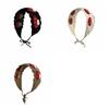 Knit Fabric Crochet Hair Bands Cartoon Design Hair Scarf Mushroom Hair Bands  Holiday Season