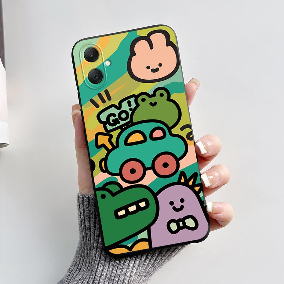Для Samsung Galaxy A06 Чехол ТПУ Милый Панда Мягкий Силикон Задняя Крышка Чехлы Для Телефона Для Samsung A06 GalaxyA06 A 06 Защитные fundas