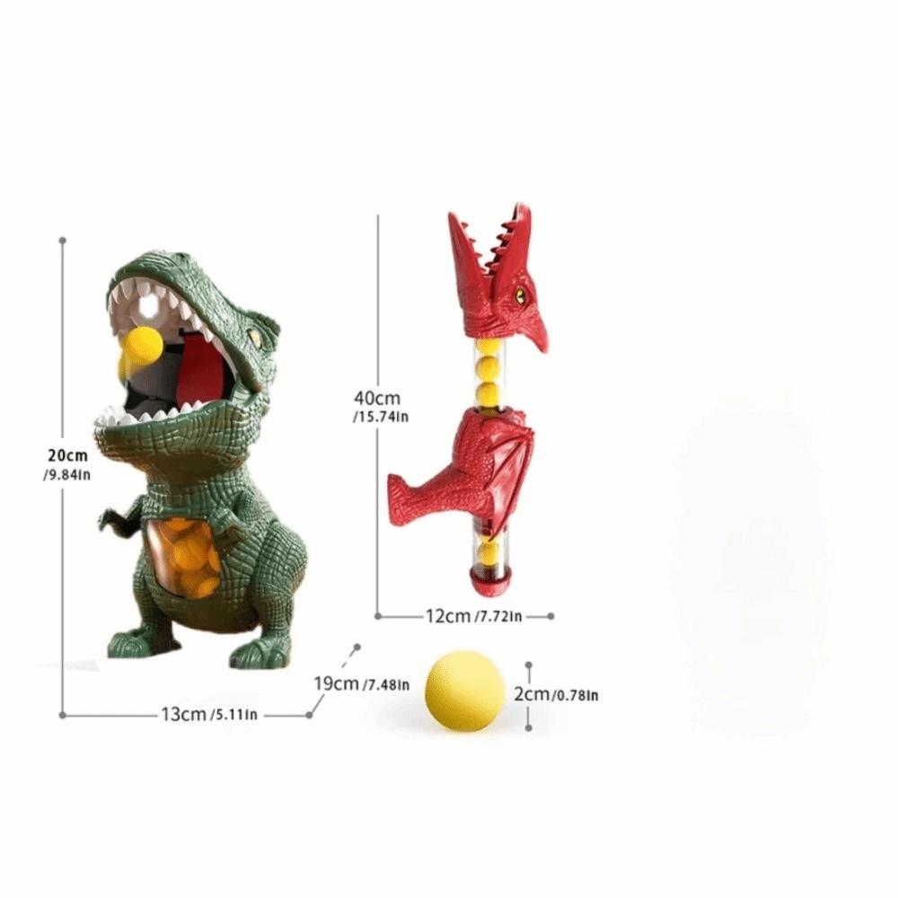Soft Ball Design Dinosaur Launch Ejector Competition Feature Pneumatic Soft Ball Children Play