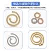 Hip Hop Rhinestone Copper Zircon Pendant Twist Chain Unisex Fashion Necklace