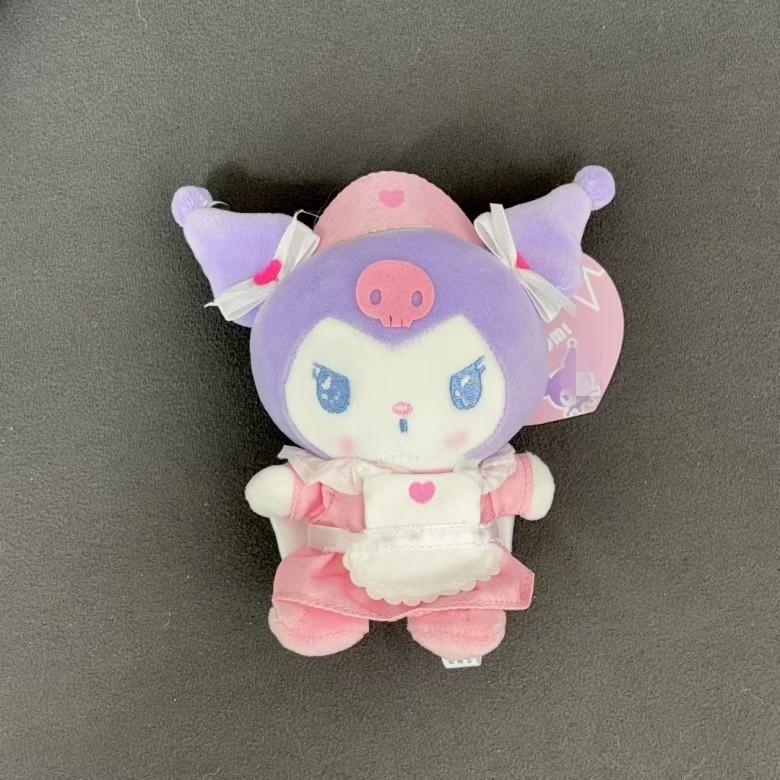 Плюшевый кулон Kuromi Hello Kitty Melody с дизайном в виде платья медсестры Для девочек и детей Коллекционный Декор