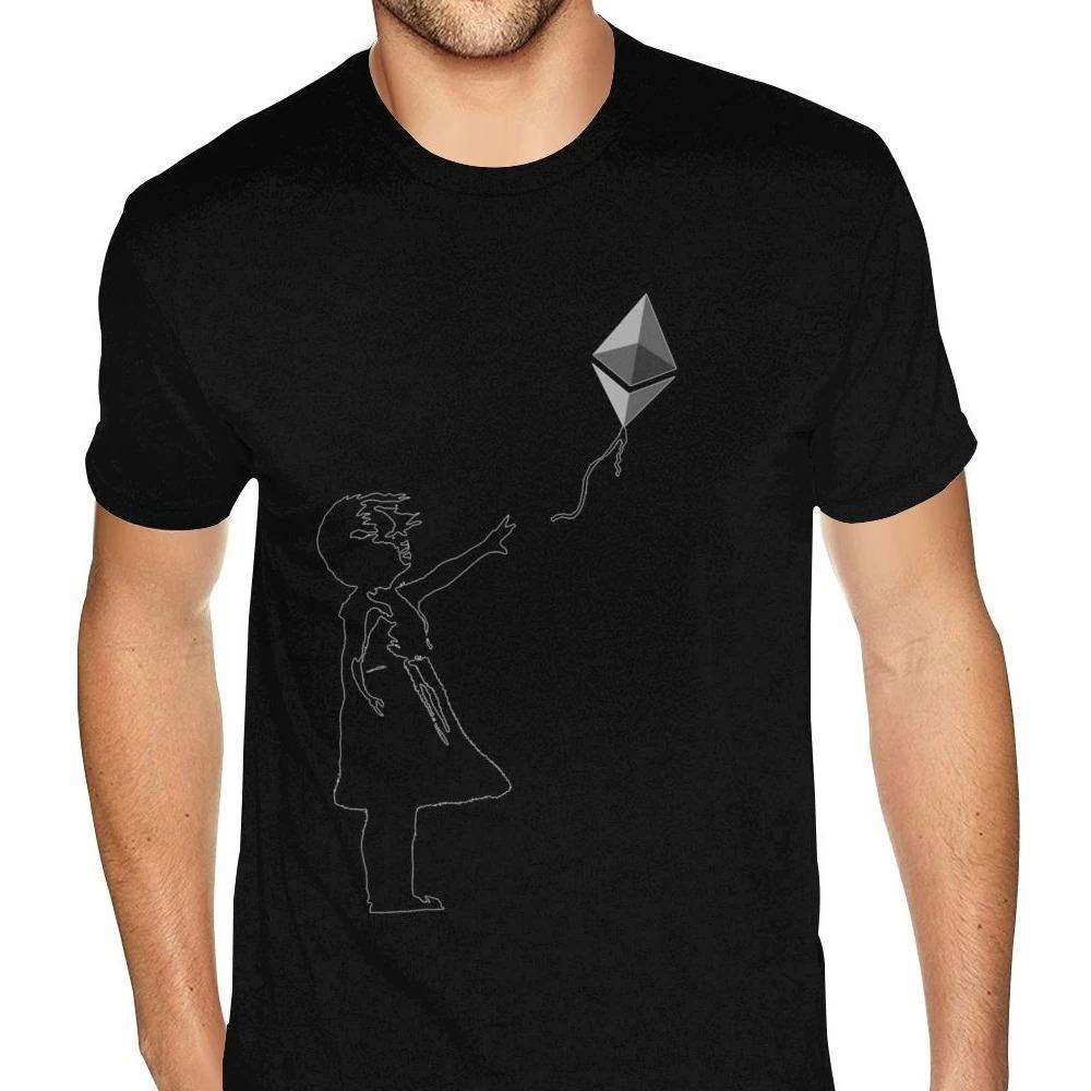 Ethereum Photo Harajuku Rock Classic Party New Design Harajuku Casual Summer Unisexs And Unisexs Crew Neck Short Sleeve Tshirt