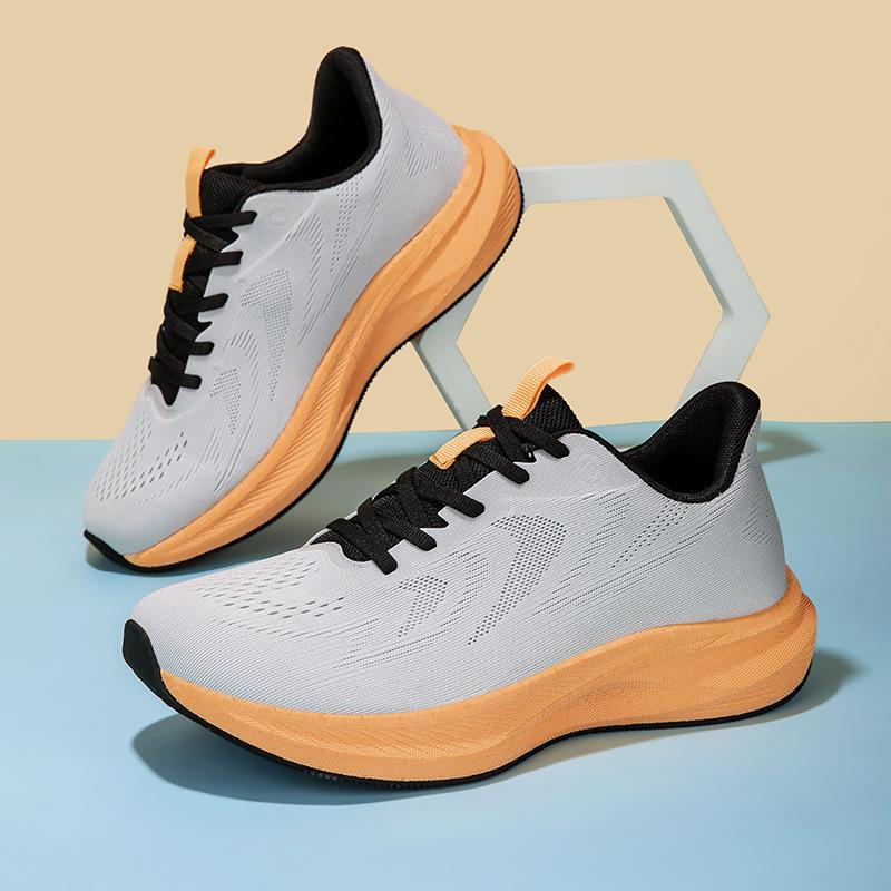 Новые мужские летние сетчатые дышащие повседневные кроссовки с широкой колодкой, спортивные кроссовки для бега, обувь для большой головы, толстая широкая подошва, подъем