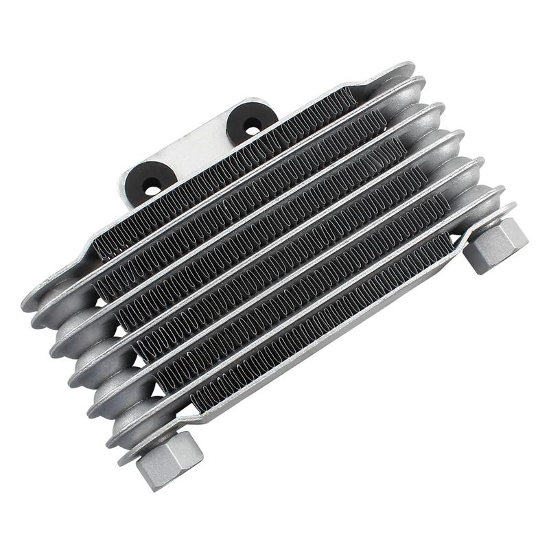 Motorcycle Radiator Oil Cooler 6 Row 125cc for Yamaha Suzuki Gy6 Performance Parts Dirt Pit Bike Motocross Universal Accessories