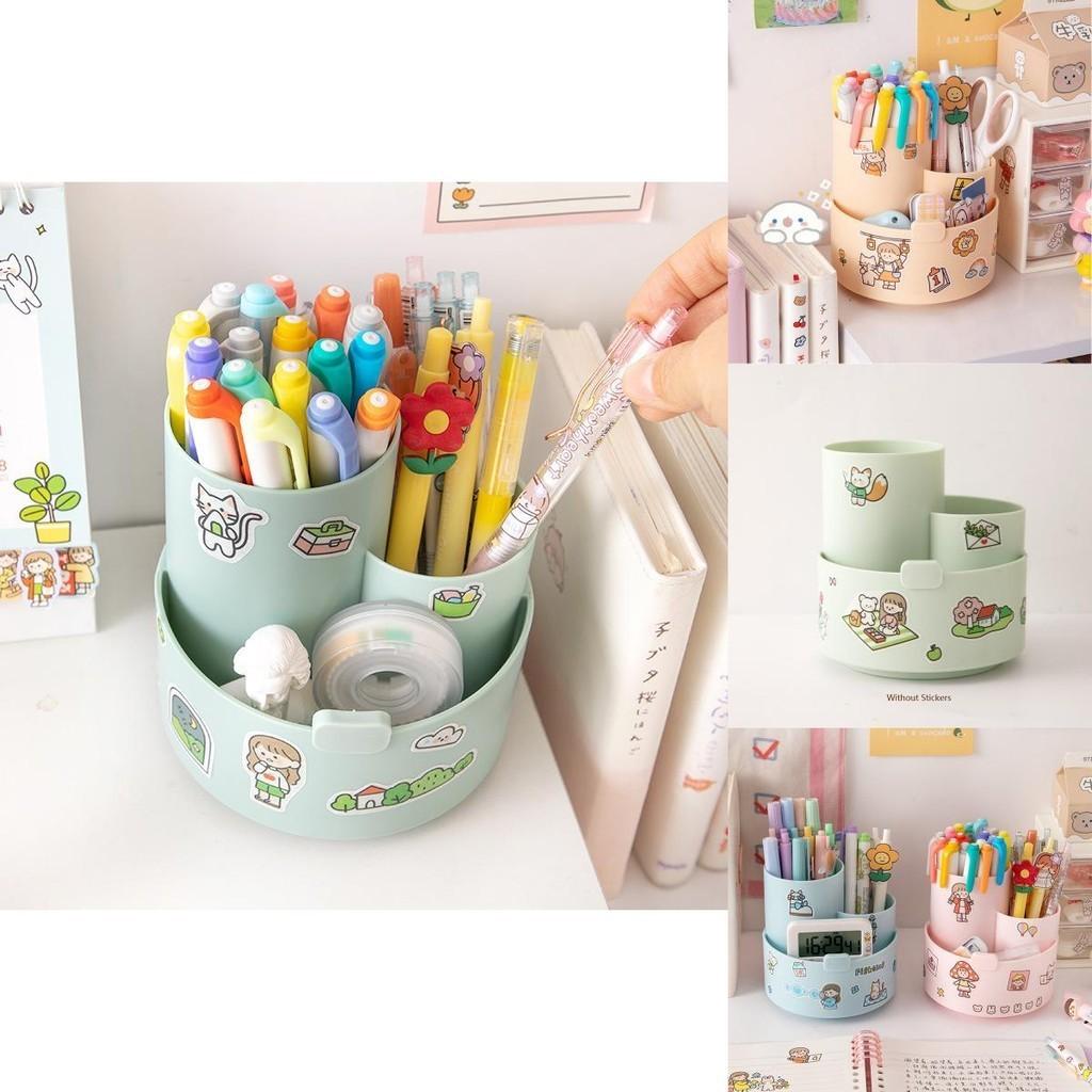Multifunctional Pen Holder With Rotating Feature For Better Organization
