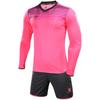 Kelme Men's Soccer Goalkeeper Match Training Spare Set Jacket and Pants (Pink, 2XL)