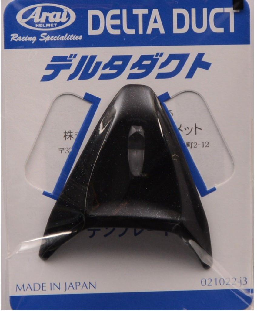 Arai 101912 Helmet Parts Delta Duct 4 Meta Shine Black (Old Part Number: 1912)