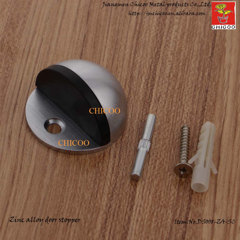 Zinc Alloy Modern Hotel Use DoorStops Sliding Glass Door Draft Stopper Shower Door Stop