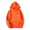 Womens Plus Size Hooded Sweatshirt Fleece Lined Heart Print Casual Sportswear Couples Winter