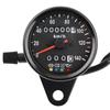 65mm Speedometer Mechanical Waterproof UV Protection LED Light Motorcycle Odometer with Indicator