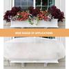Rectangular Planter Cold-proof Cover Plant Anti-Frost Covers with Drawstring Thickened Reusable Plant Winter Shield for Balcony Flower Box