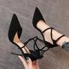 Newest Style High Heels Sexy Pumps Women Shoes 9cm Wedding Shoes for Women Bride Shallow Pointed Single Shoes Zapatos Mujer