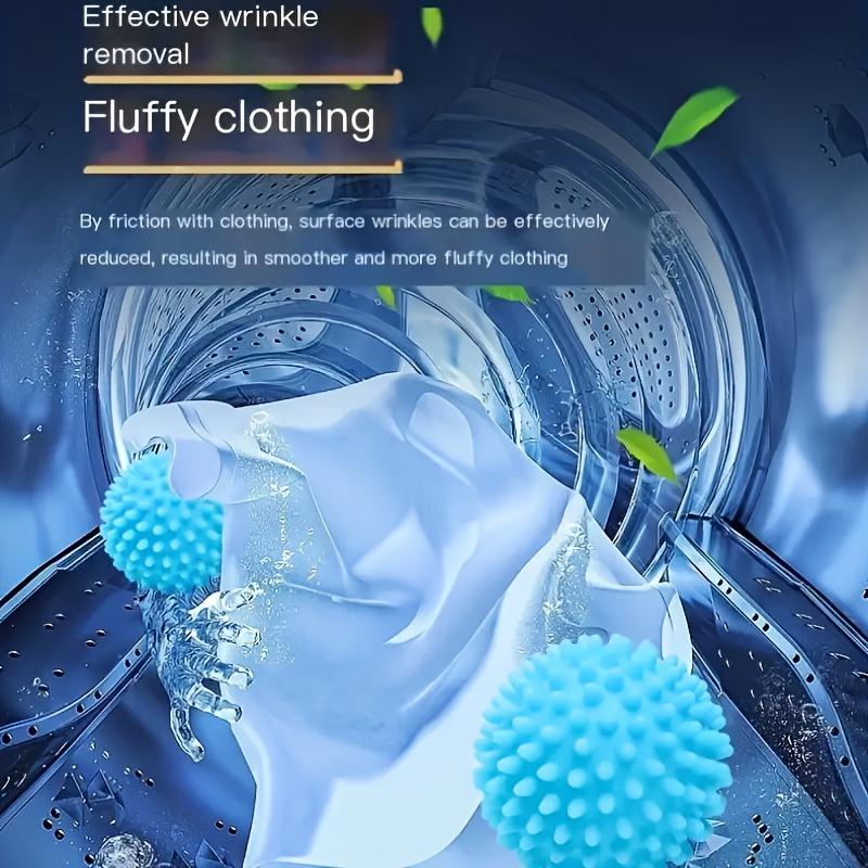4 шт. Многоразовые шарики для сушки белья - Экологичные альтернативы кондиционеру для ткани Смягчают и распушают белье Разглаживают складки
