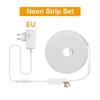 Tuya Smart Life LED Strip Lights for Room Waterproof 12V WIFI Neon LED Strip 220V EU Power Adapter Home Decortion Alexa Google