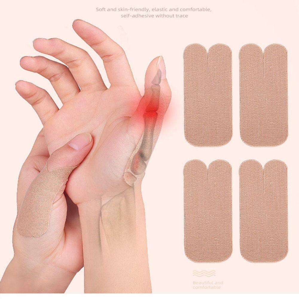 10Pcs Cotton Muscle Patch/sticker Elastic Thumb Support Bandage Basketball Kinesiology Tape Sports