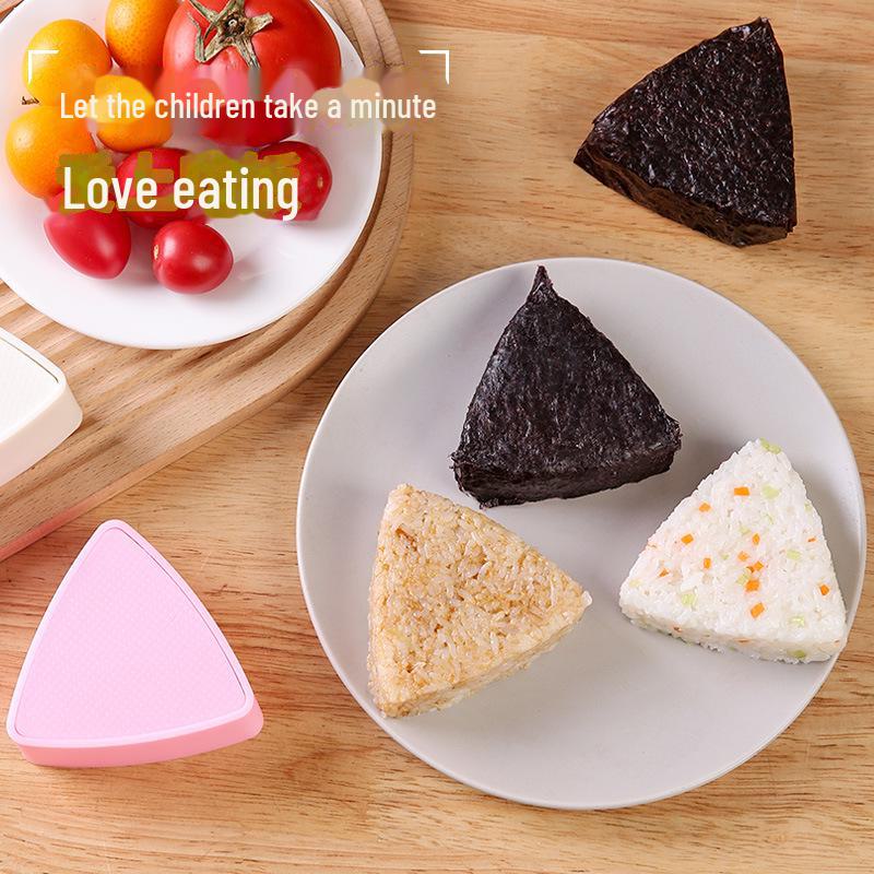 Японская треугольная форма для рисовых шариков - инструмент для прессования водорослей для суши Bento DIY, пищевой.