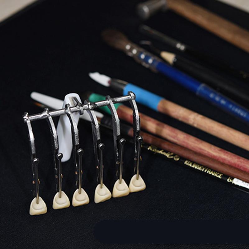 Зубной керамист Шестигранные зажимы Шестизубчатые зажимы Для глазурования фарфора Вспомогательный инструмент Лаборатория зубного техника