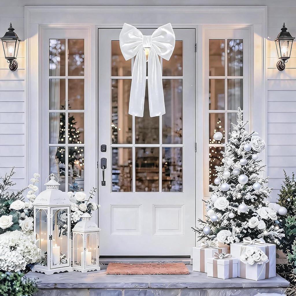 Christmas Tree Ornaments & Bow Tie Decorations