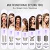 8 in 1 Curling Iron Set 1.25-Inch Ceramic Hair Curling Wand All Hair Types