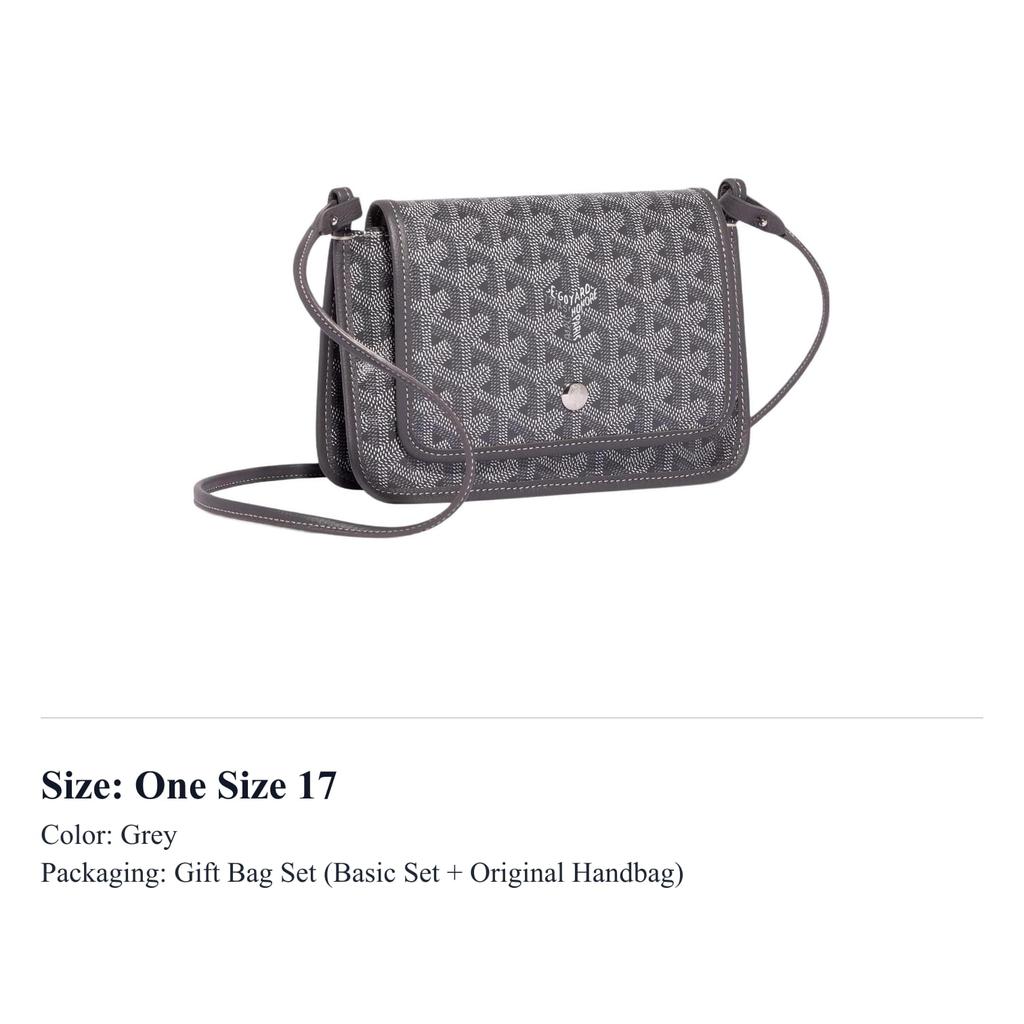 Goyard Сумка-конверт Plumet Canvas с кожаной отделкой WOC Сумка через плечо Сумка на плечо Обычная Унисекс 11 Цветов PLUMETPMLTY