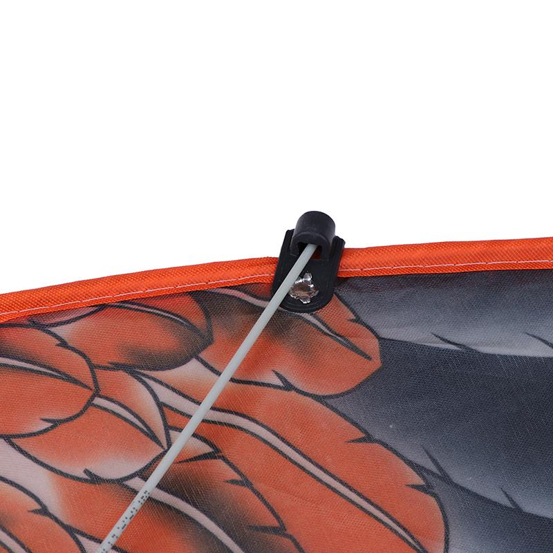 Цветной случайный уличный детский змей с летающей птицей, 1,1 м, плоский орлиный змей, игрушки