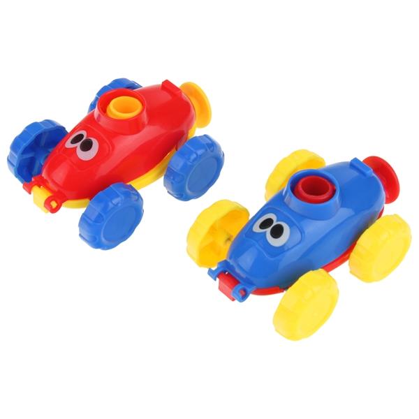 Balloon Launcher Aerodynamic Car Pump For Kids Yellow Car