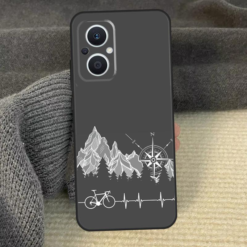 MTB Mountain Bike Cycling Bicycle Cover For OPPO Reno 13F 12F 14F 11F 8T 7 8 10 11 12 13 14 Pro OPPO Find X5 X6 X8 X9 Pro Case