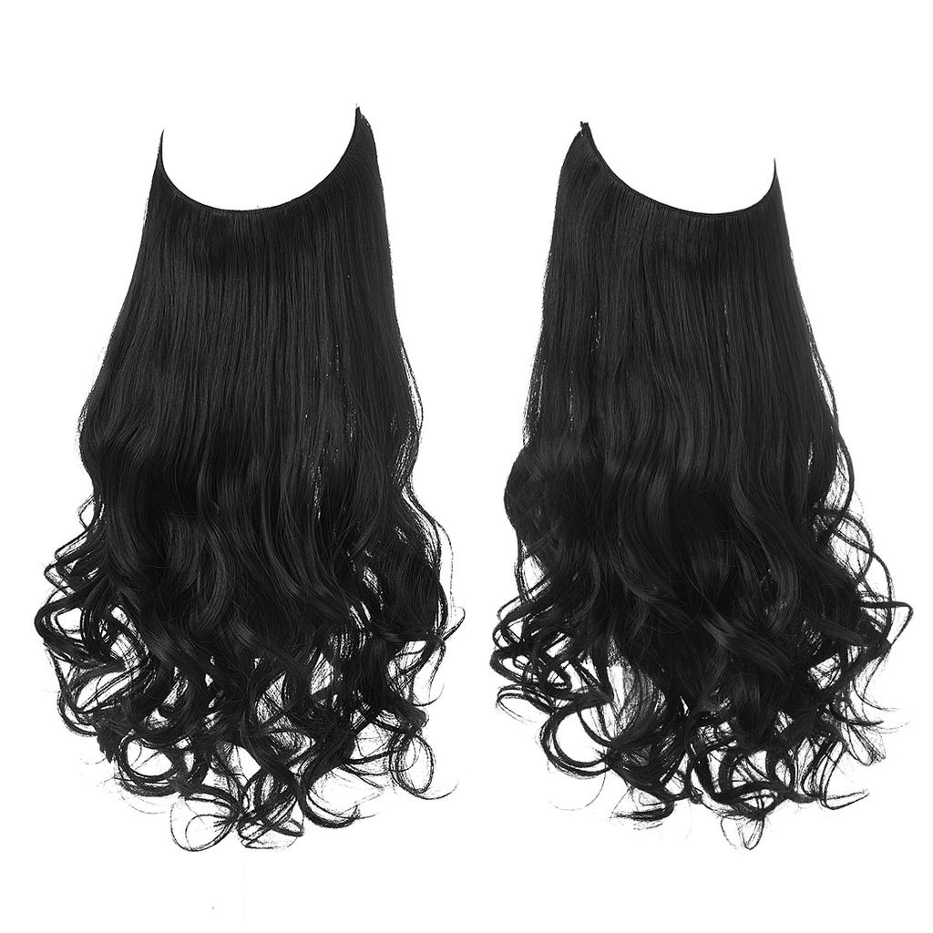 Wigs Have A Large Amount Of Hair, U-Shaped Hair Extensions, Women'S Fishing Line Wigs, Invisible Natural Long Curly Hair
