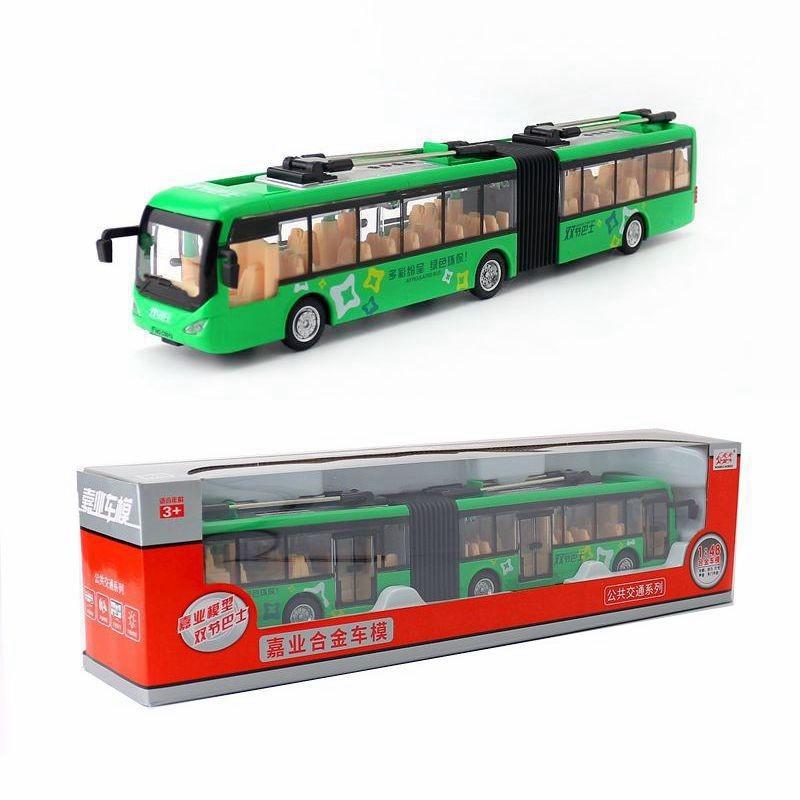 Toy Model Bus With Sound Light Features Design For Kids Play And Collecting