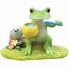 Daikai 72467 Copeau Tit and Frog Brushing Teeth X X Long-tailed W3.1 D2.9 H5.5cm