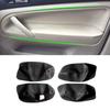 Для VW Passat B5 1998 1999 2000 2001 2002 2003 2004 2005 Автомобильный интерьер Ручка двери Подлокотник Панель Отделка Чехол из микрофибры Кожа