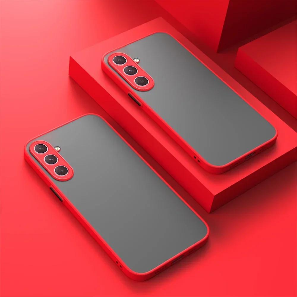 Матовый Жесткий Чехол Для Samung Galaxy A26 A06 A36 A56 A16 A55 A54 A73 A53 A35 A34 A33 A15 A14 A05 A05S 4G 5G Телефон Защитная Крышка
