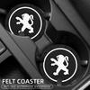 Valve Stem 2Pcs Car Silicone Non-Slip Pad Interior Cup Holder Coaster For Peugeot 5008 408 308 Landtrek 208 2008 3008 Rifter 508