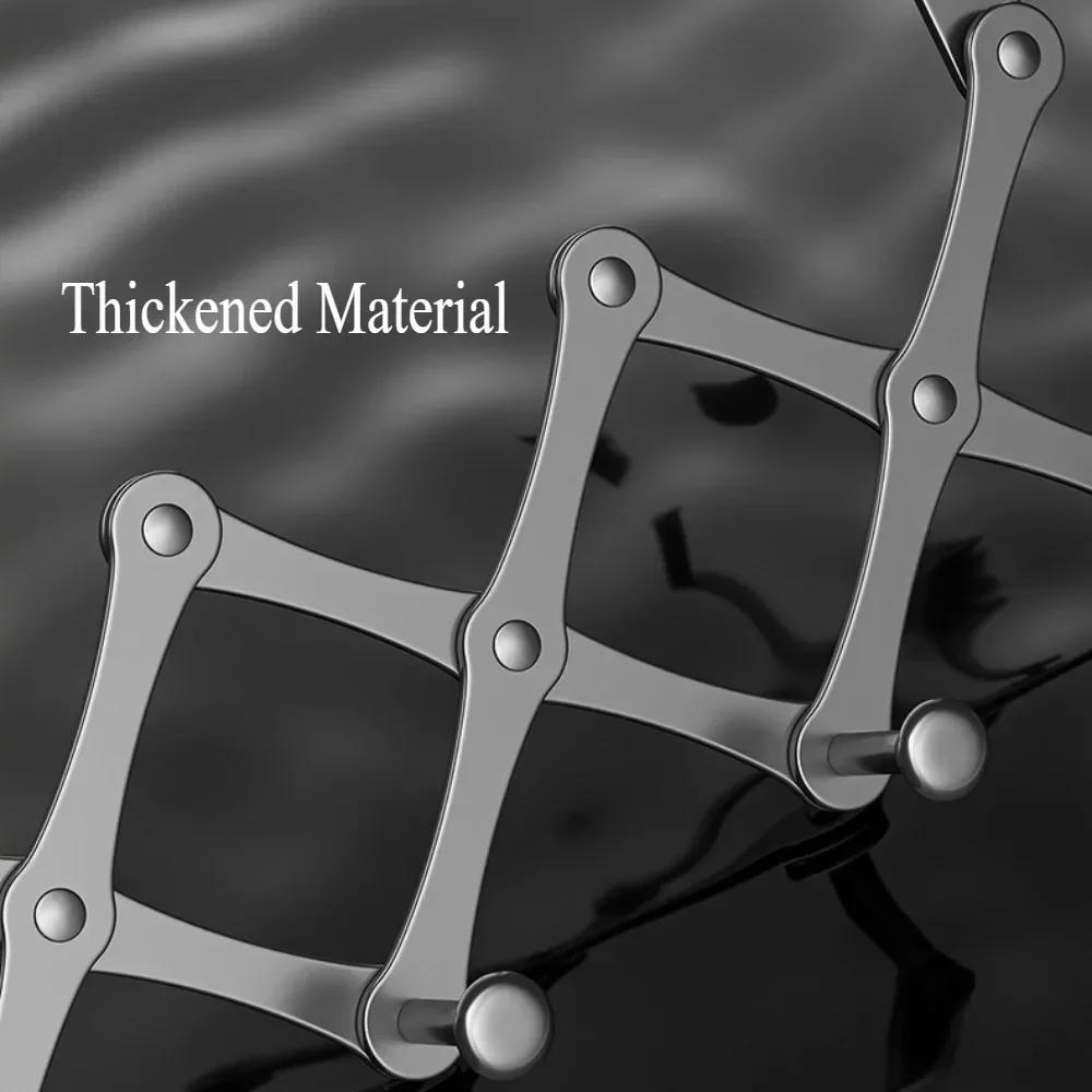 Вешалка для одежды на шкафу, масштабируемый крючок за дверью, водонепроницаемые износостойкие опоры для одежды, неперфорированная стойка для органайзера в спальню