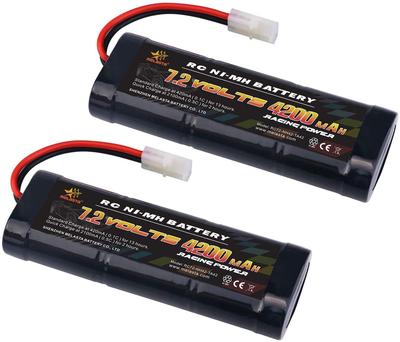 Аккумулятор Melasta 7.2V 4200mAh NiMH, Разрядный разъем, совместимый с Tamiya, NI-MH, Высокая емкость, Совместим с RC автомобилями, Гоночными автомобилями и многими RC