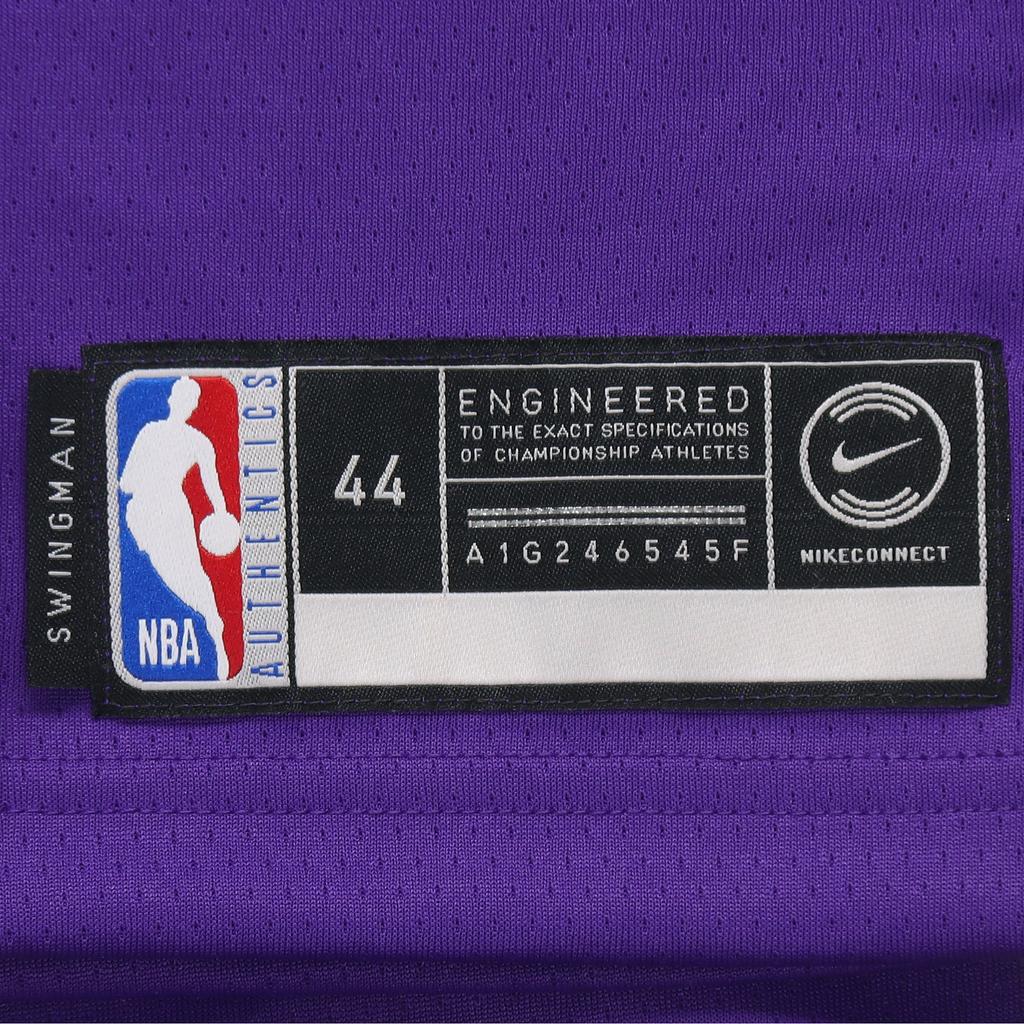 Nike NBA Basketball Jersey Los Angeles Lakers City Edition Fan Version Men Tops Purple AA7097-512