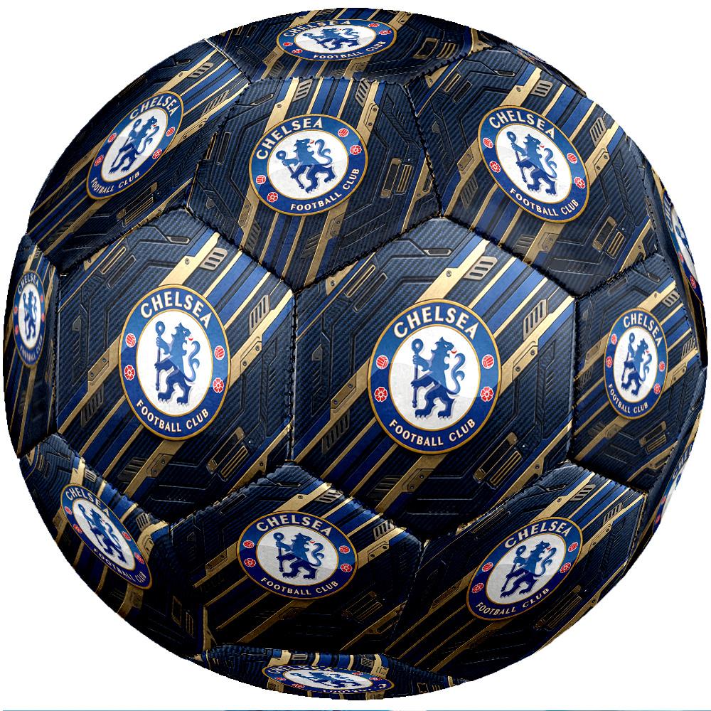 Chelsea FC Theme soccer ball Size 5 Soccer Ball Soft Touch Professional Training Football for Outdoor Sports