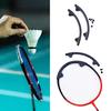 2Pcs Badminton Racket Protector U-Shaped Shock-absorbing Enhanced Performance Front Frame Head Curved Protection Sleeve