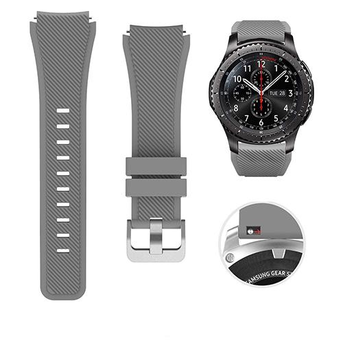 20 мм 22 мм Ремешок для Samsung Galaxy Watch 3 4 5 46 мм/42 мм/active 2 Gear S3 Frontier/S2/Sport Силиконовый Браслет Huawei GT 2 Ремешок