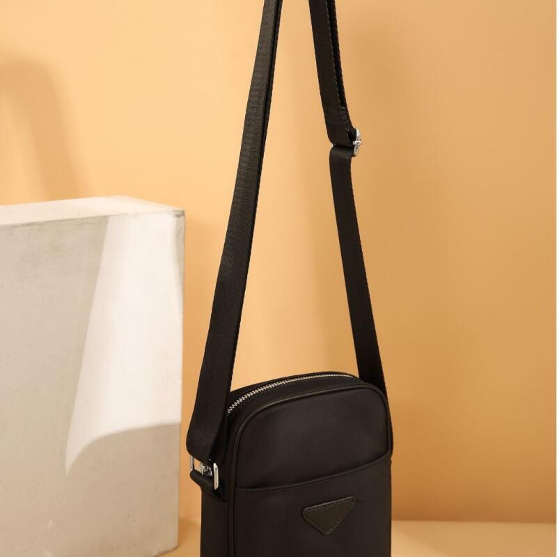 Модные женские сумки через плечо из ткани Оксфорд, повседневные женские черные сумки через плечо, универсальные маленькие портмоне для мобильного телефона