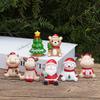Delicate Resin Christmas Ornament Santa Claus Elk Winter Decoration Gift