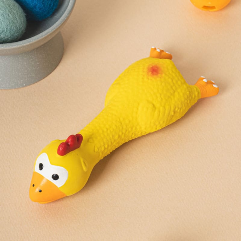 [Питомец] Игрушка в форме цыпленка из латекса
