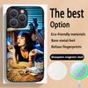 Классические фильмы Постер Криминального чтива Чехол для телефона Для iPhone 16 15 14 13 12 11 Plus Pro Max Высококачественный Роскошный Magsafe Овчина