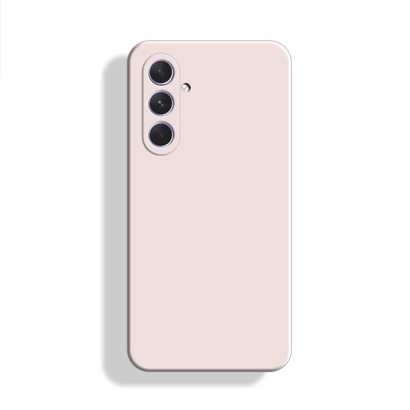 Для Samsung Galaxy M55 C55 M53 M51 M35 M34 M33 M31S M31 M30S M23 M21 Чехол Оригинальный Жидкий Силикон Ударопрочный Чехол Чехлы для Телефона